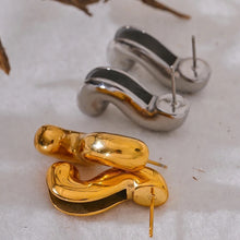Load image into Gallery viewer, Weird Wiggle Earrings in GOLD / SILVER