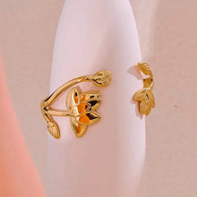 Load image into Gallery viewer, Lotus Deco Adjustable Bangle