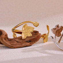 Load image into Gallery viewer, Lotus Deco Adjustable Bangle