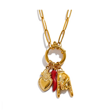 Load image into Gallery viewer, Chili Charmed Clip Necklace