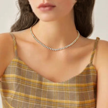 Load image into Gallery viewer, Oval Tennis Diamond Necklace