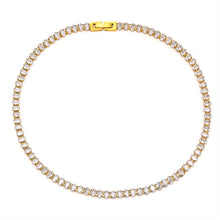 Load image into Gallery viewer, Oval Tennis Diamond Necklace