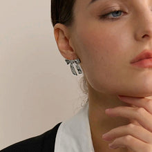 Load image into Gallery viewer, Bow Stud Earrings in GOLD / SILVER