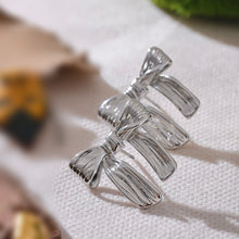 Load image into Gallery viewer, Bow Stud Earrings in GOLD / SILVER