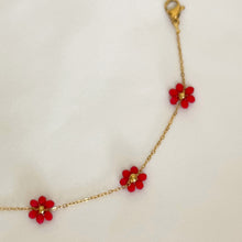Load image into Gallery viewer, Santan Flower Necklace in Red or White