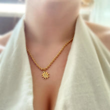 Load image into Gallery viewer, Soleil Rope Necklace in GOLD / SILVER
