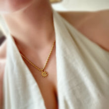 Load image into Gallery viewer, Soleil Rope Necklace in GOLD / SILVER