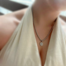 Load image into Gallery viewer, Soleil Rope Necklace in GOLD / SILVER