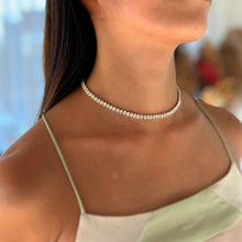 Load image into Gallery viewer, Oval Tennis Diamond Necklace