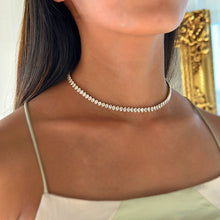 Load image into Gallery viewer, Oval Tennis Diamond Necklace