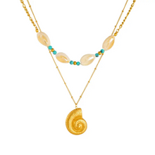 Load image into Gallery viewer, Seashell Layered Necklace