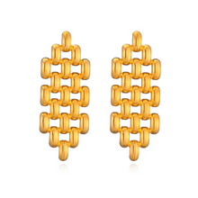Load image into Gallery viewer, Glam Chain Earrings in GOLD / SILVER