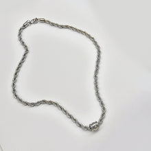 Load image into Gallery viewer, Barrel Cord Chain Necklace