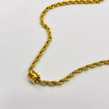 Load image into Gallery viewer, Barrel Cord Chain Necklace