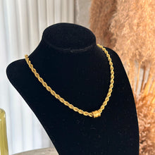 Load image into Gallery viewer, Barrel Cord Chain Necklace