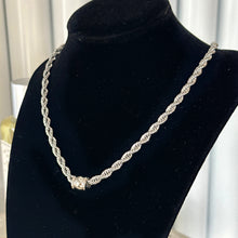 Load image into Gallery viewer, Barrel Cord Chain Necklace