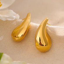 Load image into Gallery viewer, Droplet Stud Statement Earrings