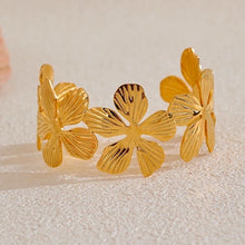 Load image into Gallery viewer, Flora Cuff Adjustable Bangle
