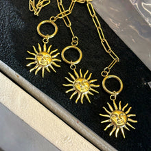 Load image into Gallery viewer, Sun Charm Toggle Necklace