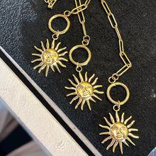 Load image into Gallery viewer, Sun Charm Toggle Necklace