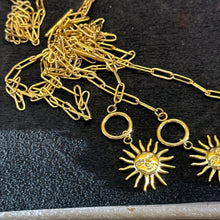 Load image into Gallery viewer, Sun Charm Toggle Necklace