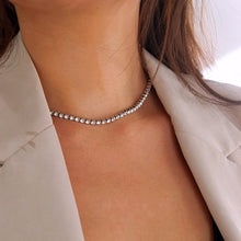 Load image into Gallery viewer, Iced Tennis Diamond Necklace