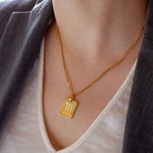 Load image into Gallery viewer, Initial Tag Chain Necklace
