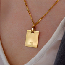 Load image into Gallery viewer, Initial Tag Chain Necklace