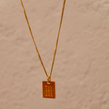 Load image into Gallery viewer, Initial Tag Chain Necklace