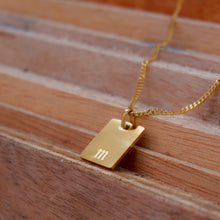 Load image into Gallery viewer, Initial Tag Chain Necklace