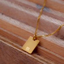 Load image into Gallery viewer, Initial Tag Chain Necklace