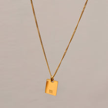 Load image into Gallery viewer, Initial Tag Chain Necklace