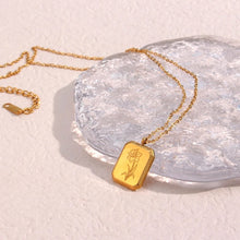 Load image into Gallery viewer, Birth Flower Chain Necklace