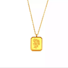 Load image into Gallery viewer, Birth Flower Chain Necklace
