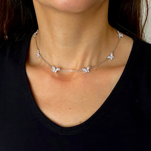 Hope Butterfly Diamond Necklace