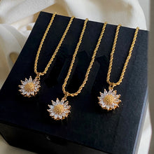 Load image into Gallery viewer, The Sunflower Chain Necklace