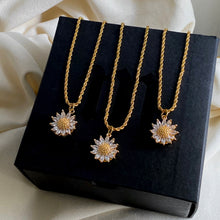 Load image into Gallery viewer, The Sunflower Chain Necklace