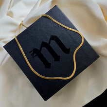 Load image into Gallery viewer, Flat Snake Chain Necklace - 18"