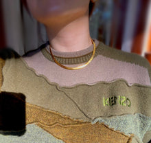 Load image into Gallery viewer, Flat Snake Necklace 16" - Gold