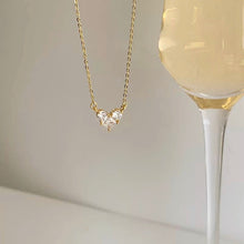 Load image into Gallery viewer, The Hearty Diamond Necklace