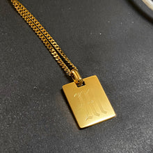 Load image into Gallery viewer, Initial Tag Chain Necklace