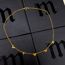 Load image into Gallery viewer, Letter Name Necklace