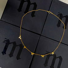 Load image into Gallery viewer, Letter Name Necklace