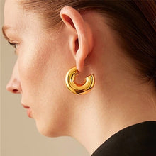 Load image into Gallery viewer, Floater Chunky Statement Hoops