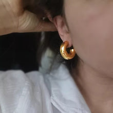Load image into Gallery viewer, Floater Chunky Statement Hoops