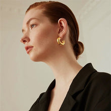Load image into Gallery viewer, Floater Chunky Statement Hoops