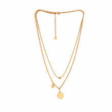 Load image into Gallery viewer, Smiley Layer Necklace