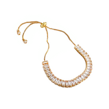 Load image into Gallery viewer, Baguette Tennis Dia Bracelet