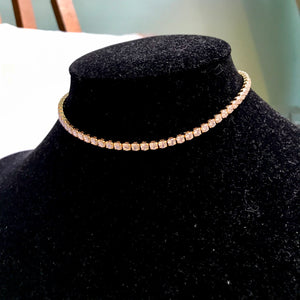 Tennis Diamond Choker Necklace