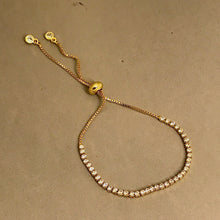 Load image into Gallery viewer, Tennis Diamond Adjustable Bracelet